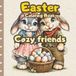 Easter Coloring Book: Cozy Friends