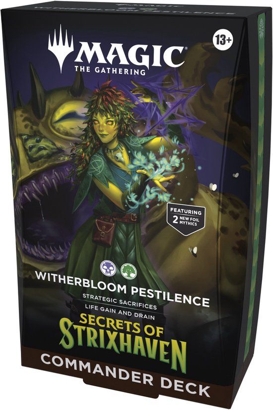 Wizards of the Coast Magic: The Gathering Secrets of Strixhaven Commander Deck - Witherbloom Pestilence