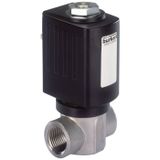 Bürkert Vanne électromagnétique G1/2'' NC Acier inoxydable PTFE 0-1,5bar/22psi 24VAC/DC 386754