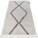 Rugsx - Tapis Berber Meknes B5910 Crème Et Gris Franges Berbère Marocain Shaggy Beige 80x150 cm