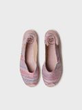 Toni Pons Espadrilles à bout ouvert, compensées et tissu rayé pour femmes | BERI-RG