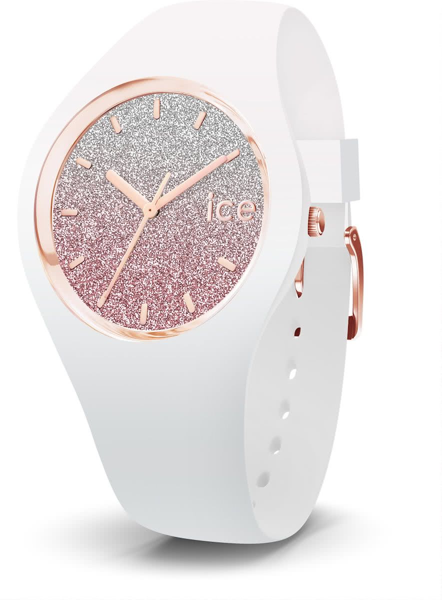 Ice-watch ICE Lo IW 013427 Horloge Siliconen Wit 34 mm