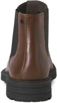 JACK & JONES JFWHOSKINS LEATHER CHELSEA SN Heren Laarzen Cognac Leer Maat 40