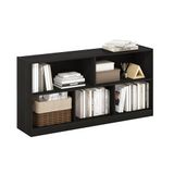 Furinno DALY Boekenplank, 5-kubus boekenplank, horizontale kubus opbergorganizer boekenkast, 10,9 x 47,2 x 23,6, voor woonkamer, slaapkamer, thuiskantoor, espresso