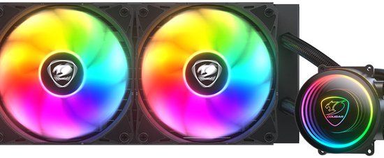 COUGAR Gaming Poseidon Elite ARGB 240 Computer behuizing Alles-in-één vloeistofkoeler Zwart