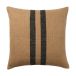 Broste Copenhagen Housse de coussin Sigrun brun varech-noir, 50x50 cm
