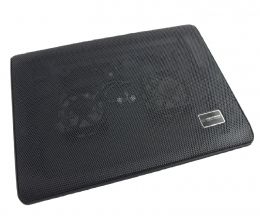 Esperanza EA144 Laptopstandaard - Zwart - Met 2 Ventilatoren