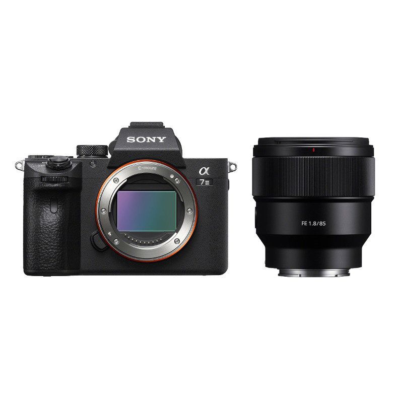 Sony Alpha A7 III systeemcamera + 85mm f/1.8