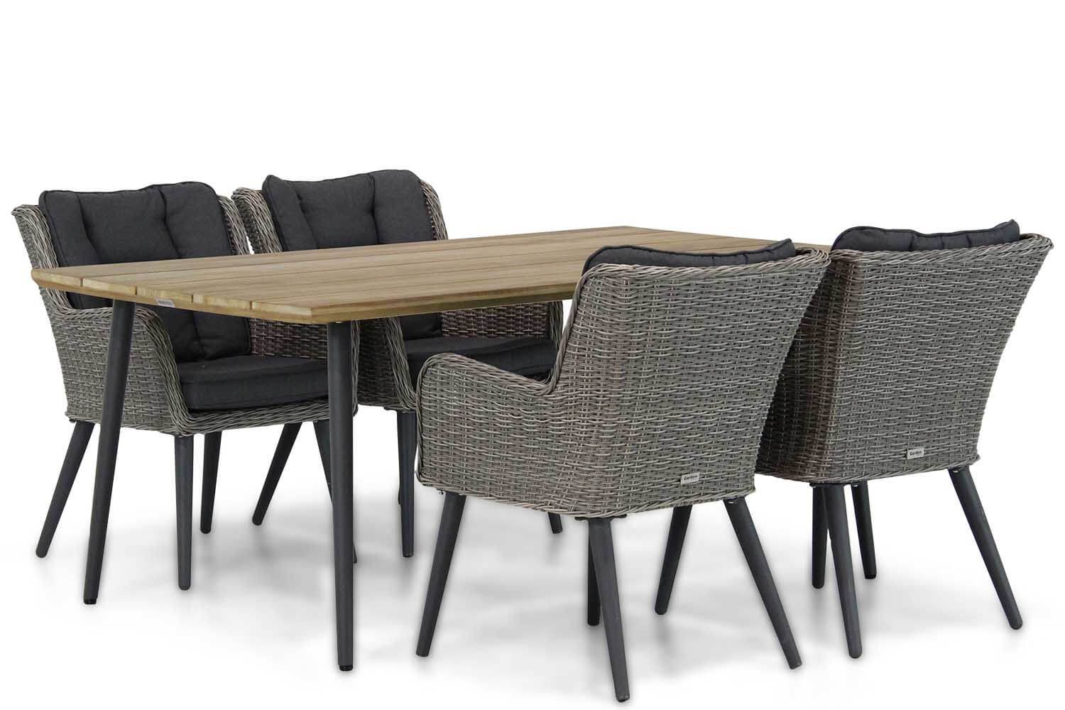 Garden Collections Boston/Montana 180 cm dining tuinset 5-delig
