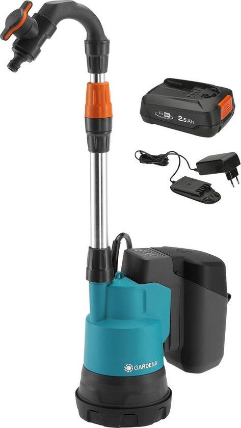 GARDENA 14602-61 2000/2 18V P4A Ready Vatpomp 2.000 l/h 20 m