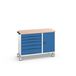Bott Verso Montagewagen | 6 Lades | 1 Deur | Multiplex Blad | RAL 5010