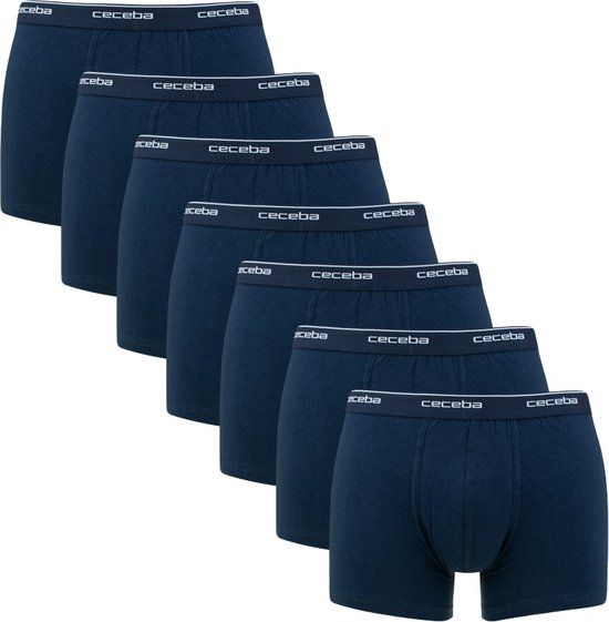CECEBA Monza Heren Boxer - 7-pack Multipack - Blauw