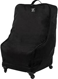 J.L. Childress Spinner Wheelie Deluxe Car Seat Travel Bag - Black