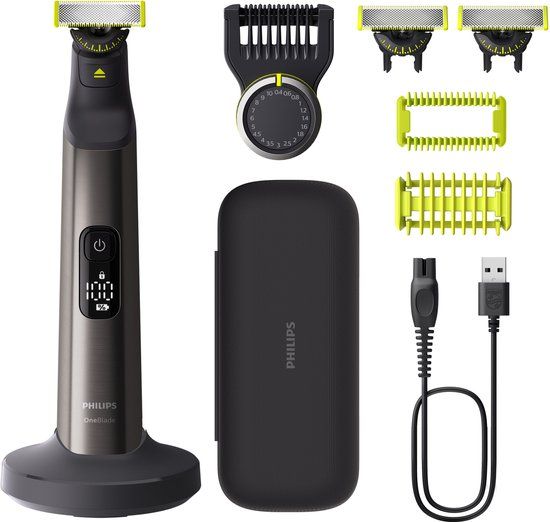 Philips OneBlade Pro 360 QP6652/35 - Gezicht en lichaam - Chroom