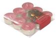 40791 kaarsen paraffine rood fruit een maat