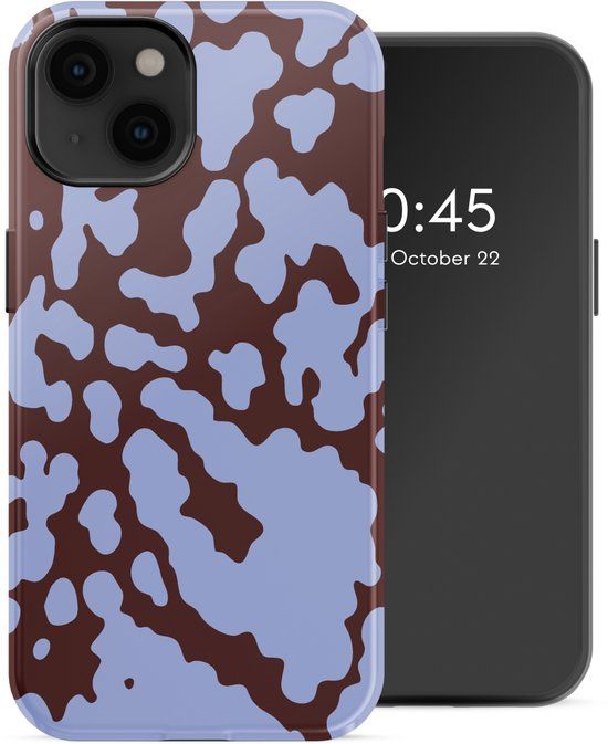Selencia Hoesje - Geschikt voor Apple iPhone 14 - Backcover geschikt voor MagSafe - Moo'd Lavender Glow
