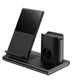 CGZZ 3-in-1 Foldable Wireless Induction Charger for iPhone 14/13/12/11 Pro/Pro Max/XS/X