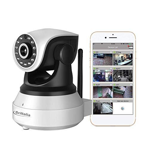 Sricam Italia SP017-S Italiaanse IP-camera, draadloos, ONVIF, microSD, alarm tot 128 GB, geen DDNS SRIHOME...