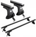 5K PARTS SP. Z O.O. Barres de toit pour Nissan Qashqai (J12) SUV 5D année 2021- Noir Acier/Plastique