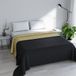 Italian Bed Linen Elegant dekbed voor tweepersoonsbed, 2-zits, donkergrijs/crème, 260 x 270 cm