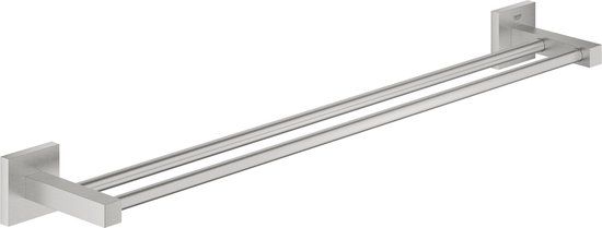GROHE Start Cube Dubbele handdoekhouder - supersteel (RVS look) 41104DC0