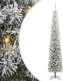 vidaXL Kunstkerstboom Groen 300 cm PVC en Staal en Kunststof