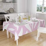 Bonamaison Tafelkleed, Anti-Mold, Sneldrogend, Waterdicht, 100% Polyester Tafellaken, Willekeurig patroon, 140 x 160 Cm - Ontworpen en Vervaardigd in Turkije
