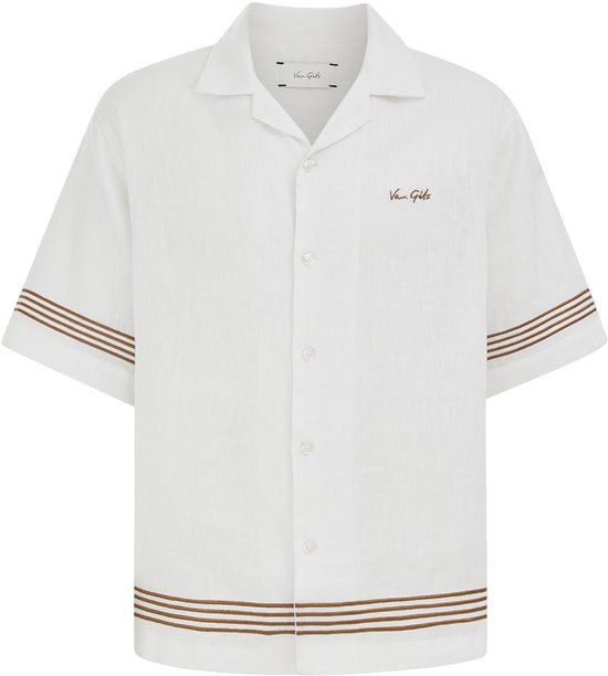 Van Gils Heren relaxed fit overhemd van linnenmix
