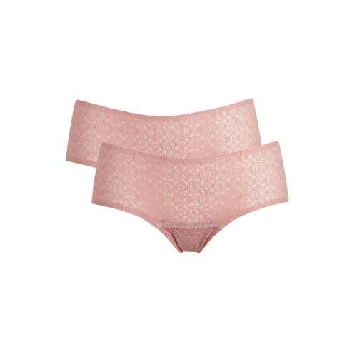 Magic Bodyfashion Dream Lace Hipster (set van 2) - Lichtroze - 8720143310850