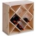 Hamea Home - Casier Range Bouteille Vin En Bois Naturel En Croix Pour Cave Et Cellier A Vin - Meuble De Rangement Bouteille De Vin