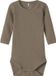 NAME IT Baby NBNKAB LS BODY NOOS Morel Coton/Modal/Élasthanne Taille 74