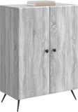 vidaXL Dressoir Grijs sonoma 66 x 34,5 x 90 cm Bewerkt hout