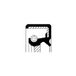 Corteco 19026038B asafdichtring, krukas