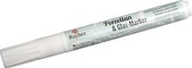 Rayher hobby materialen Glas- Porselein marker - Wit - waterbestendig - vaatwasserbestendig