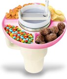 Klikkopers® - Snackhouder voor Stanley Thermosfles - Roze - Siliconen