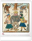 Presco Josef Lada Kalender 2027 Wandkalender
