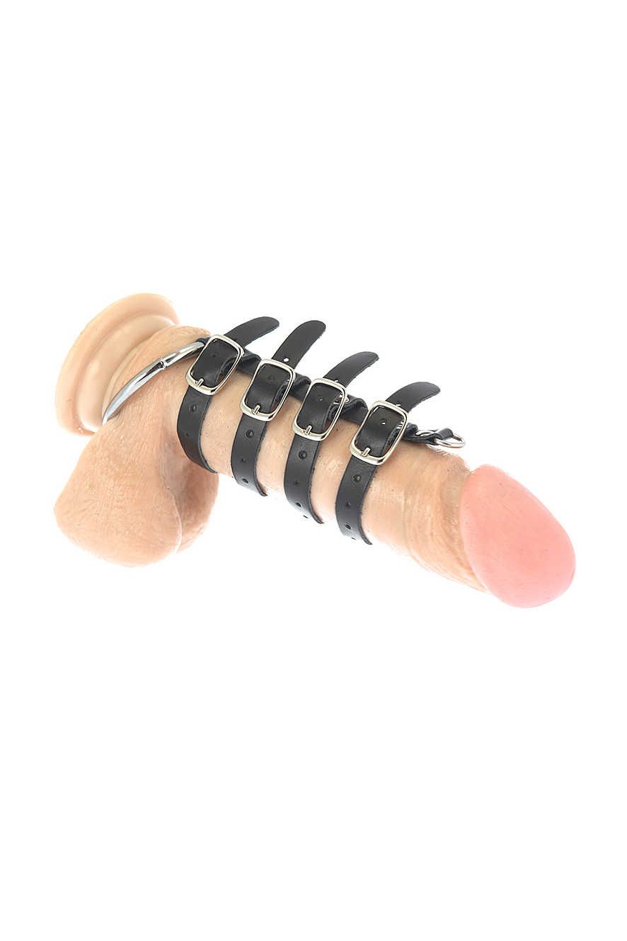 Bondage Play Verstelbare Penis-&Scrotumring - 8718924227800