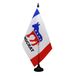 AZ FLAG Tafelvlag Amerikaanse Democratische Partij 21x14 cm Plastic Voet