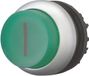 Eaton Lichtdrukknop, RMQ-Titan, hoog, vergrendelend, groen, gelabeld, frontring titaan, 216805