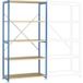Manuflex RP1012.5007 Magazijnstelling basismodule (b x h x d) 1030 x 2000 x 500 mm Hout