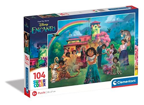 Clementoni - Disney Encanto Supercolor Encanto - 104 stuks - Puzzel - Cartoons - 6 jaar en ouder