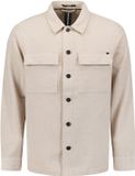 No Excess Overshirt met knopen in bouclestof