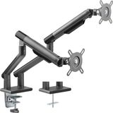 My Wall bureaubeugel voor 2 monitoren tot 32 inch / interactief / zwart/zilver