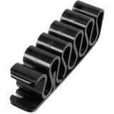 TRU COMPONENTS Clip de câble auto-adhésive 630913 Ø de faisceau (plage) 8 mm (max) Noir 1 pièce(s)