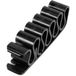 TRU COMPONENTS Clip de câble auto-adhésive 630913 Ø de faisceau (plage) 8 mm (max) Noir 1 pièce(s)