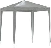 vidaXL Partytent 200 x 200 x 240 cm Lichtgrijs PE en staal