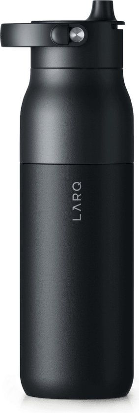LARQ PureVis 2 1000 ml Stainless Steel Black Water Bottle with Filter