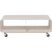 TV-meubel Kare Design Lowboard Lounge M, crème, metaal