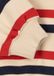 Konges Sløjd sweat à demi-fermeture éclair tangerine stripe 4y