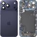 Apple Coque Batterie iPhone 17 Pro Max, Avec Châssis Central, Pièces Complètes, Bleu Marine (Deep Blue), Échange Premium